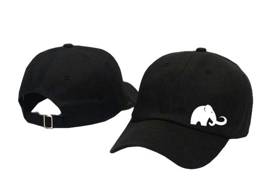 Mammoth Hat - Embroidered, One Size, Black