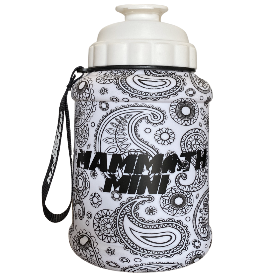 Mammoth Mini - Matte White Paisley (1.5L)