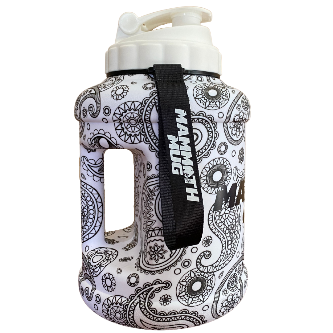 Mammoth Mini - Matte White Paisley (1.5L)