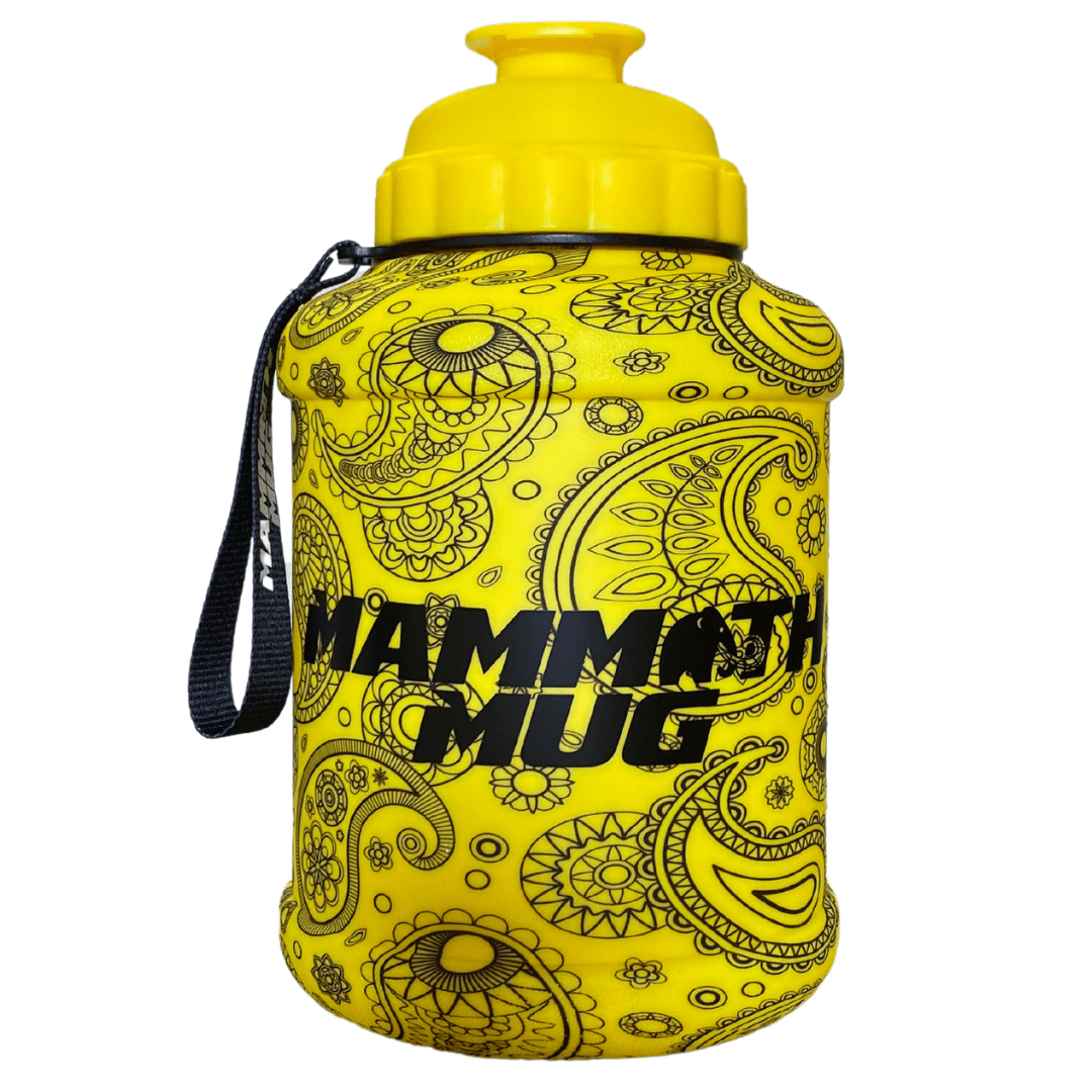 Mammoth Mug - Matte Yellow Paisley (2.5L)