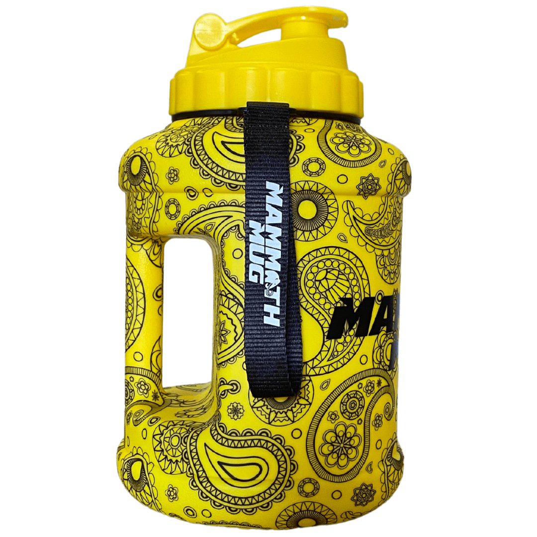 Mammoth Mug - Matte Yellow Paisley (2.5L)