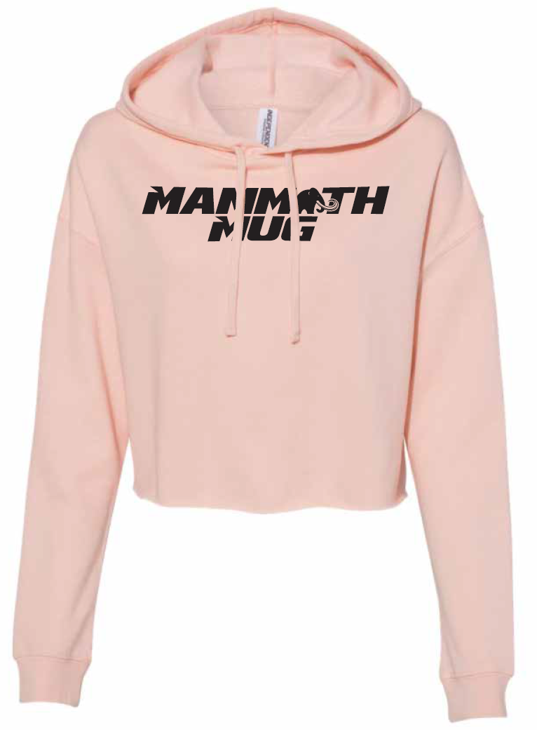 Crop top online pink hoodie