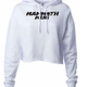 Mammoth Crop Hoodie - White