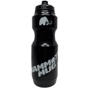 Mammoth Squeeze water bottle in Black - front view - Canadian hydration brand