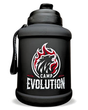 Mammoth Mug 2.5L water bottle in Camp Evolution - front view - Canadian hydration brand