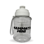 Mammoth Mini 1.5L water bottle in Crystal Clear - front view - Canadian hydration brand