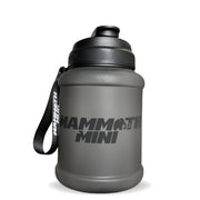 Mammoth Mini 1.5L water bottle in Frosted Black - front view - Canadian hydration brand