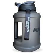 Mammoth Mug 2.5L water bottle in Frosted Black - side view