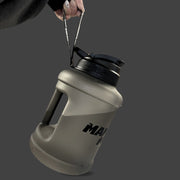 Mammoth Mug 2.5L water bottle in Frosted Black - side view