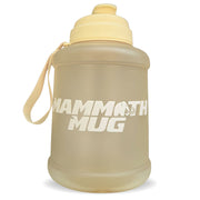 Mammoth Mug 2.5L water bottle in Lemonade - front view - Canadian hydration brand