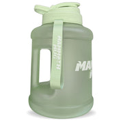 Mammoth Mug 2.5L water bottle in Limeade - side view