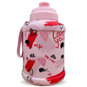 Mammoth Mug 2.5L water bottle in LOVEMUG - front view
