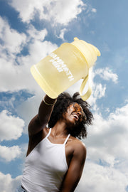Mammoth Mini 1.5L water bottle in Lemonade - side view