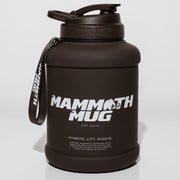 Mammoth Mug 2.5L water bottle in Espresso - front view - Canadian hydration brand