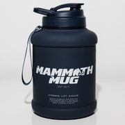 Mammoth Mug 2.5L water bottle in Midnight - front view - Canadian hydration brand