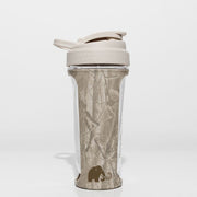 Mammoth MXR shaker bottle in Frostwood - side view - Canadian hydration brand