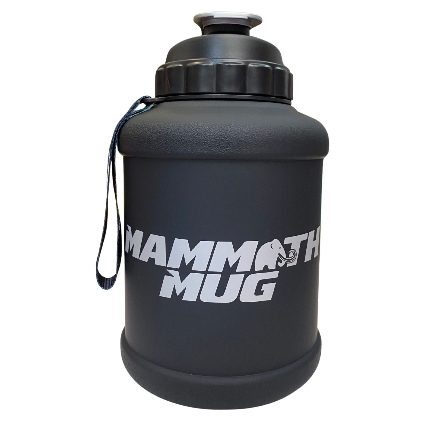 Best large water bottle, Mammoth Mug 2.5L water bottle in Matte Black front
