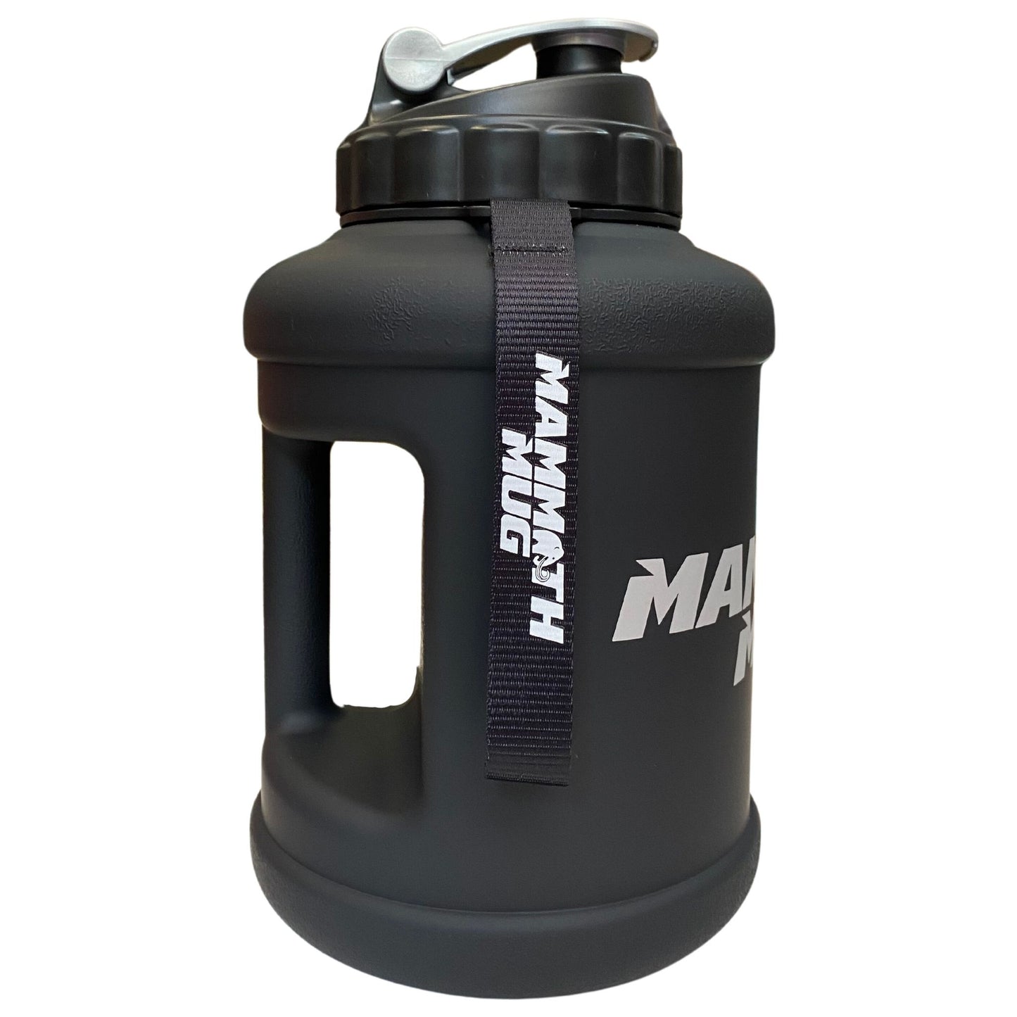 Best large water bottle, Mammoth Mug 2.5L water bottle in Matte Black side