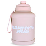 Mammoth Mug 2.5L water bottle in Matte Blush - front view - Canadian hydration brand
