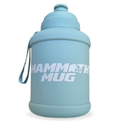 Mammoth Mug 2.5L water bottle in Matte Sky - front view - Canadian hydration brand