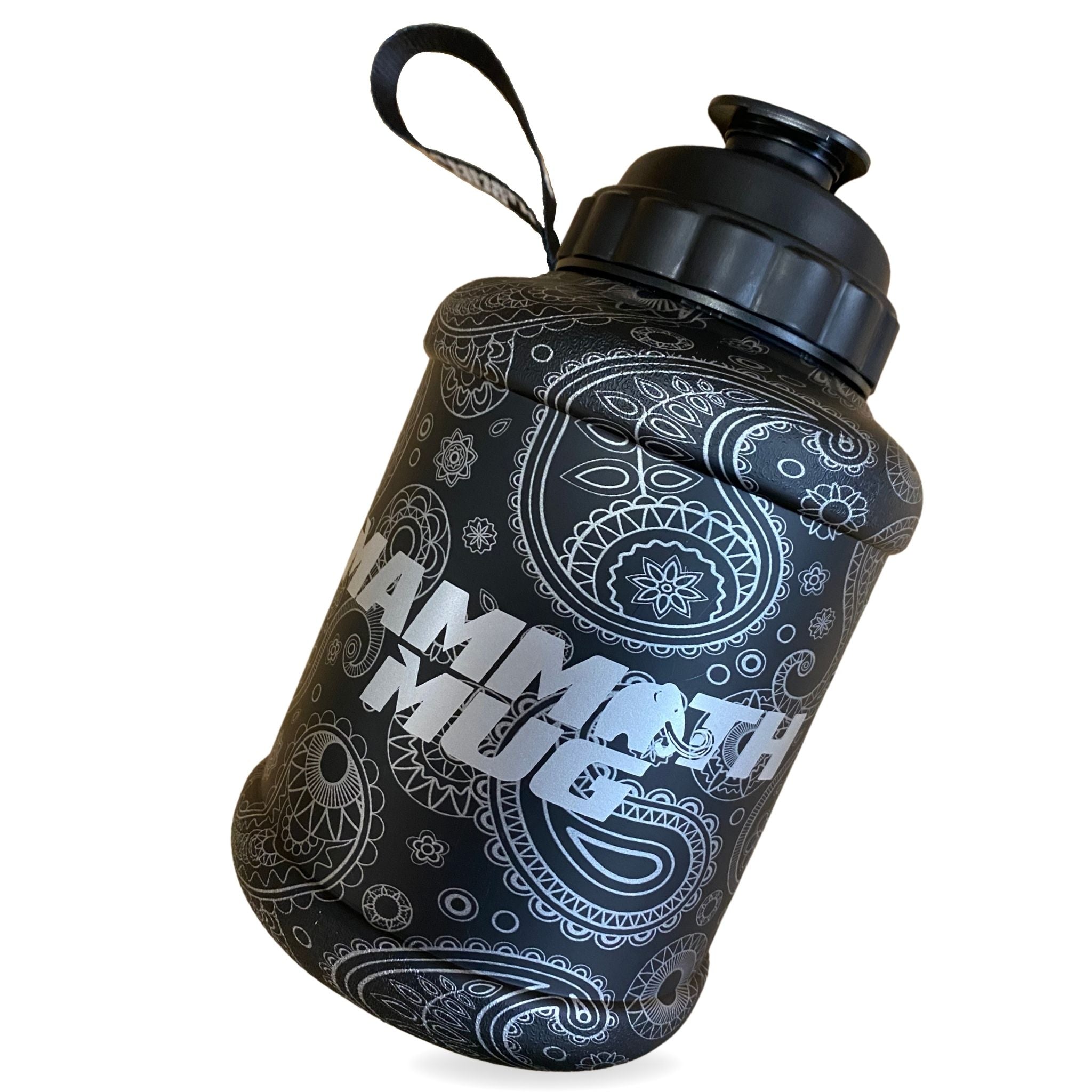 Mammoth Mug - Matte Black Paisley (2.5L)