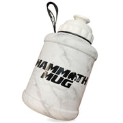 Mammoth Mug 2.5L water bottle in Matte Marble - hanging view