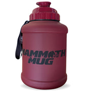 Mammoth Mug 2.5L water bottle in Matte Merlot - front view - Canadian hydration brand