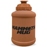 Mammoth Mug 2.5L water bottle in Matte Mocha - front view - Canadian hydration brand