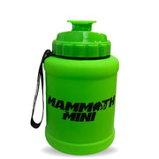 Mammoth Mini 1.5L water bottle in Matte Neon Green - front view - Canadian hydration brand