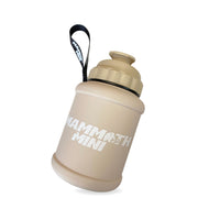 Mammoth Mini 1.5L water bottle in Matte Nude - hanging view