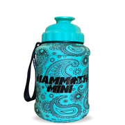 Mammoth Mini 1.5L water bottle in Matte Tiffany Paisley - front view - Canadian hydration brand