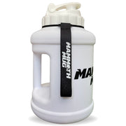 Mammoth Mug 2.5L water bottle in Matte White - side view
