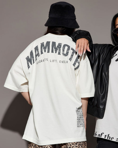 Mammoth Effect Oversized T-shirt - Off White