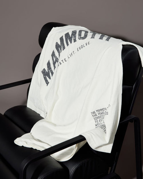 Mammoth Effect Oversized T-shirt - Off White