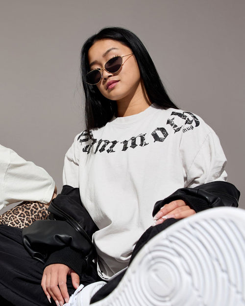 Ancients Oversized T-shirt - Stone Grey