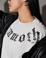 Mammoth Mug t-shirt in shirt - Stone Grey - side view