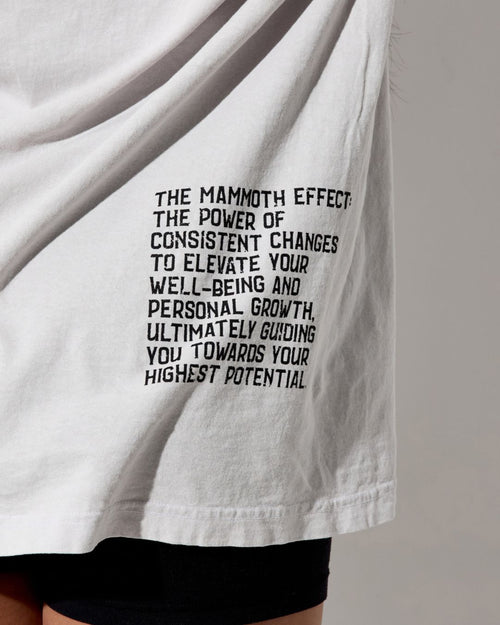 Mammoth Effect Oversized T-shirt - Stone Grey