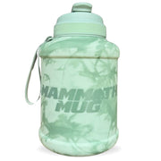 Mammoth Mug 2.5L water bottle in Tie-Dye Aloe - front view - Canadian hydration brand