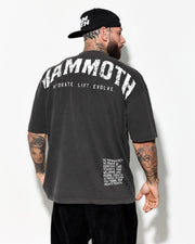 Mammoth Mug t-shirt in shirt - Vintage Black - front view - Canadian hydration brand