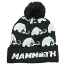 Mammoth Beanie - Black & White - front view