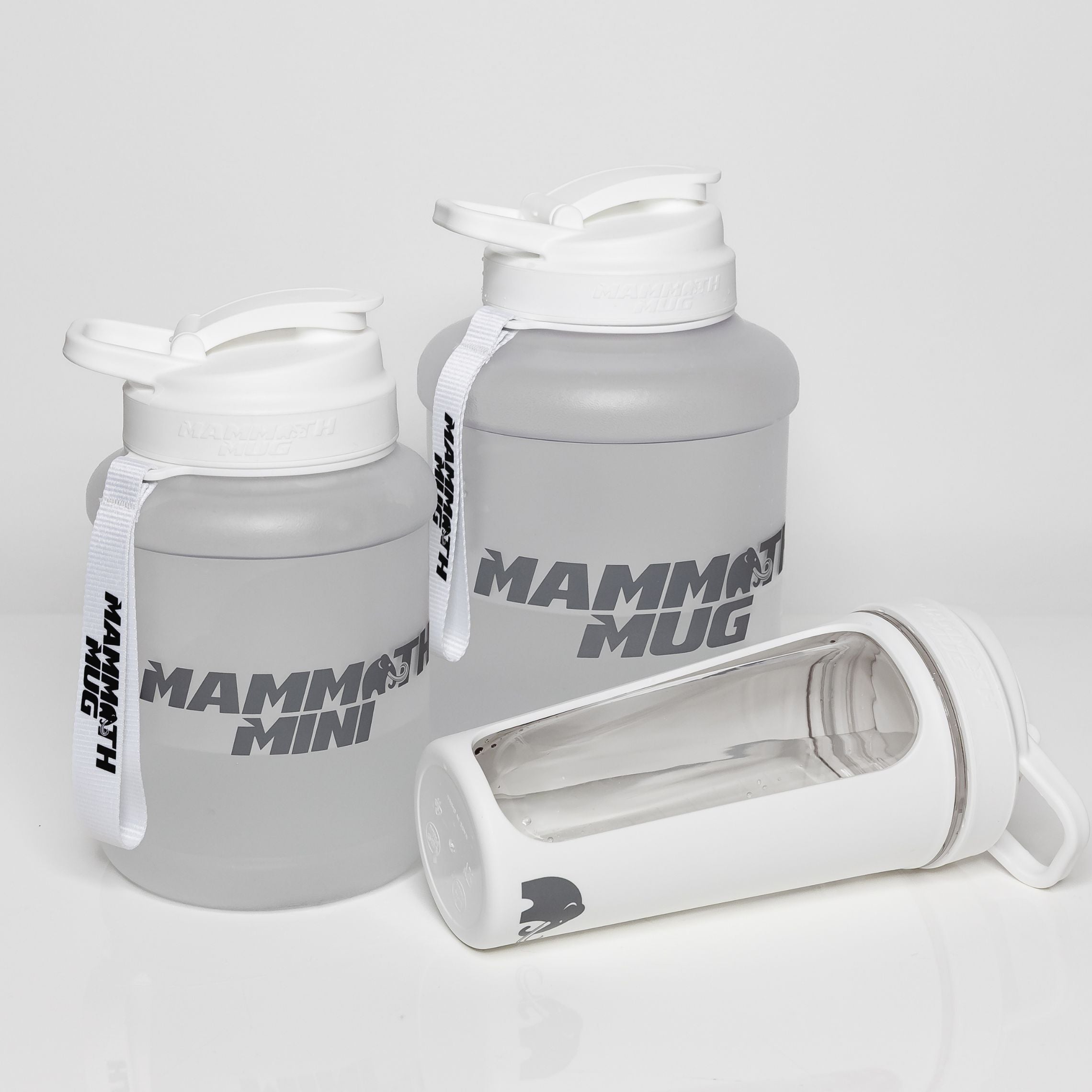 Mammoth Mug Monochrome Bundle | 3-Piece Water Bottle Set (2.5L + 1.5L + MXR)