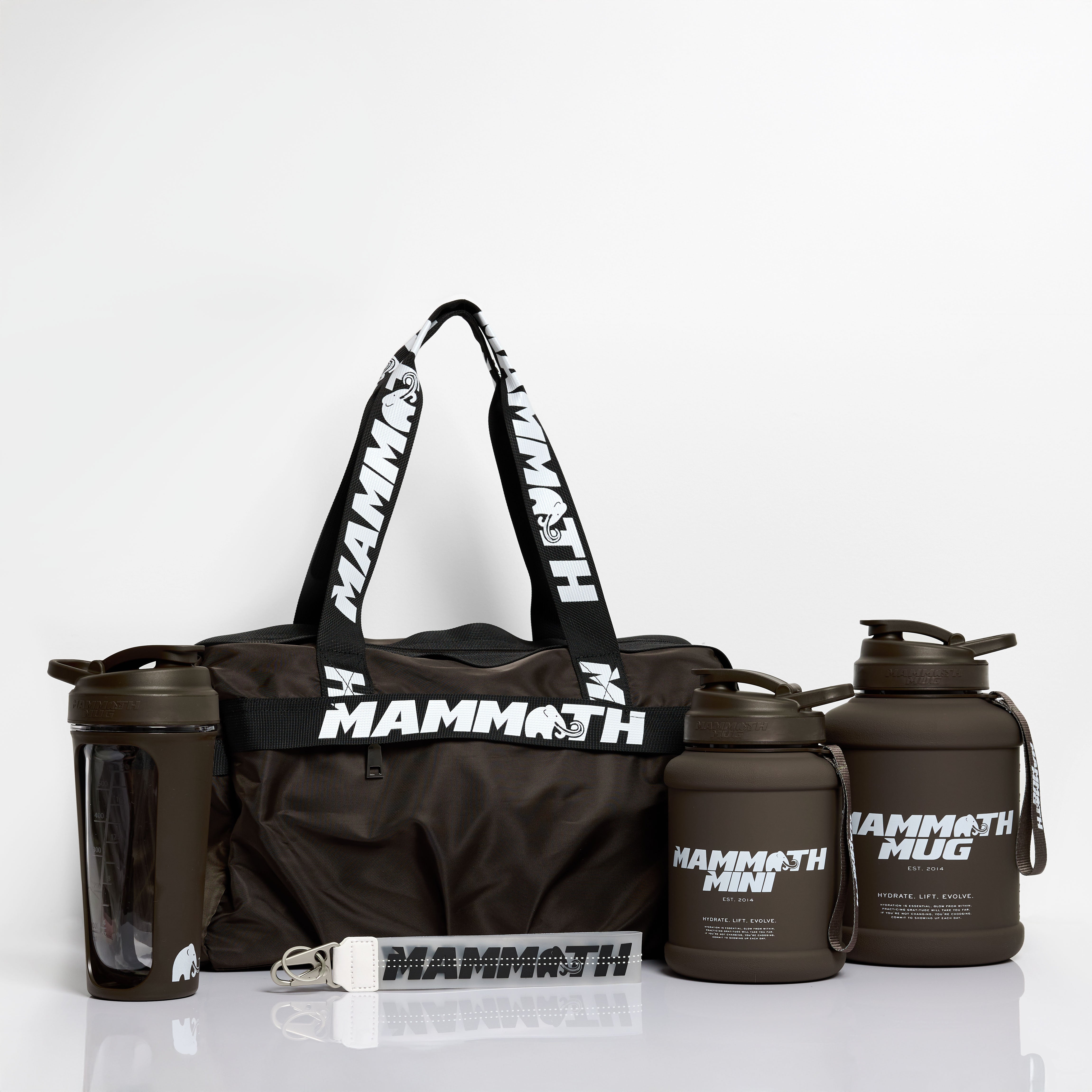 The Complete Mammoth Gym Bundle | 2.5L + 1.5L + MXR + Gym Bag Duffle
