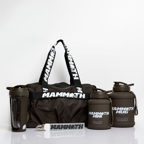 The Complete Mammoth Gym Bundle | 2.5L + 1.5L + MXR + Gym Bag Duffle