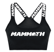 Mammoth Logo Sports Bra - front view