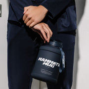 Mammoth Mug 2.5L water bottle in Midnight - side view