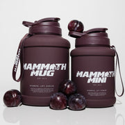 Mammoth Mug 2.5L water bottle in Plum - side view