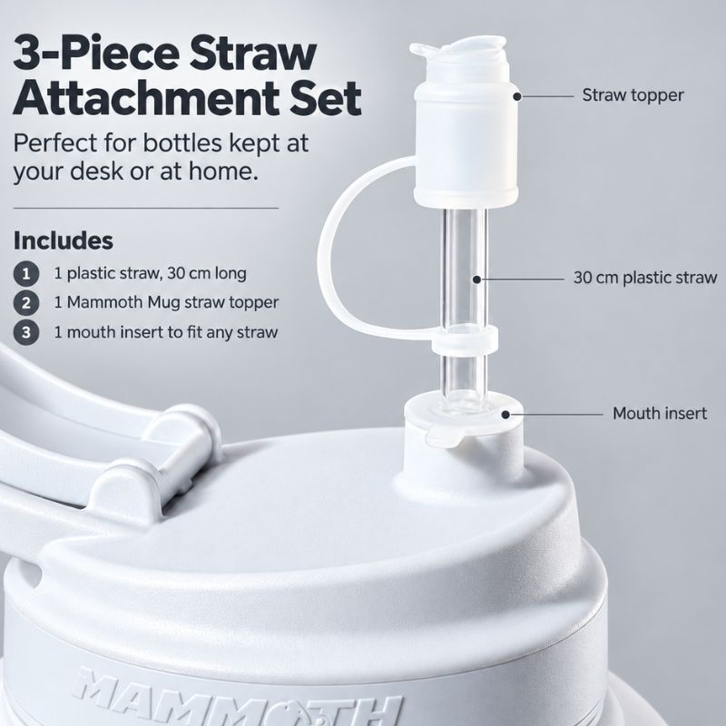 Mammoth Mug Straw Set
