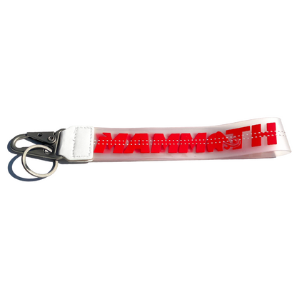 Red off 2025 white keychain