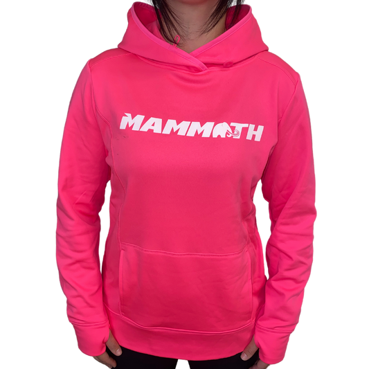 Womens Mammoth Hoodie - Hot Pink
