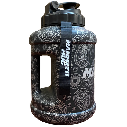 Mammoth Mug - Matte Black Paisley (2.5L)